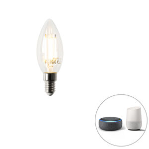 Smart E14 dimbare LED lamp B35 4,5W 470 lm 2700K