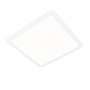 Strop bílý 40 cm včetně LED 3-stupňové stmívatelné IP44 - Steve