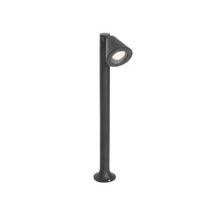 Moderní venkovní sloupkový svítidlo černé 60 cm IP44 nastavitelné - Ciara