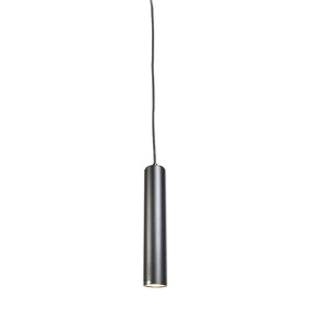 Inteligentní designové závěsné svítidlo černé vč. WiFi žárovky GU10 - Tuba Small