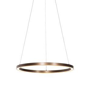 Závěsné svítidlo bronzové 60 cm vč. LED 3-stupňové stmívatelné - Girello