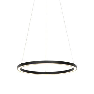 Chytrá závěsná lampa černá 60 cm včetně LED stmívatelné v Kelvinech - Anello