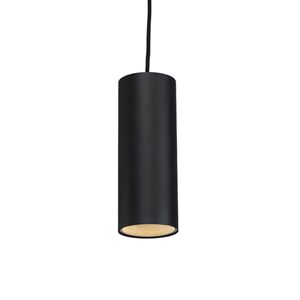 Designové závěsné svítidlo černé - Tubo