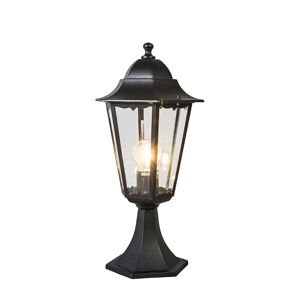 Klasická venkovní lampa podstavce černá 48 cm IP44 - New Orleans