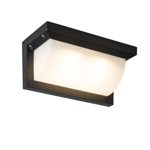 Venkovní lampa Světlá LED černá s bílou