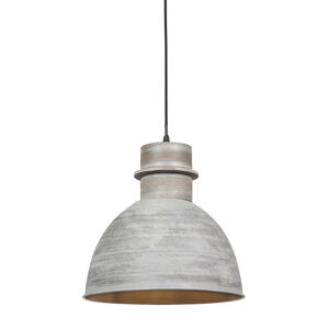 Sada 3 rustikálních závěsných lamp šedých - Dory
