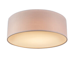 Stropní svítidlo růžové 30 cm vč. LED - Drum LED