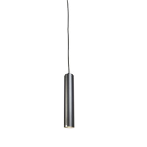 Designové závěsné svítidlo černé - Tuba Small