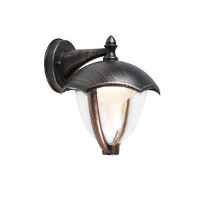 Moderní venkovní lampa se starožitnou rzí včetně LED - Cappe