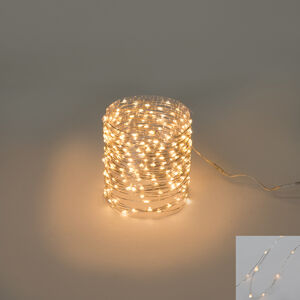Vánoční osvětlovací drát teplá bílá Micro LED 12 metrů