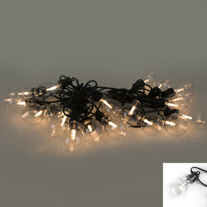 Venkovní osvětlovací kabel pro párty Globe B 20 teplá bílá LED 9,5 metrů