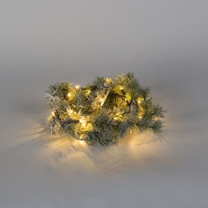 Vánoční osvětlení borové větve Snow LED teplé bílé 1,5 metru