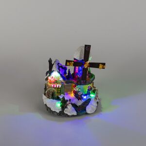 Vánoční dům Windmill LED multi color