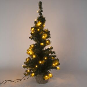 Vánoční stromeček Borovice malá teplá bílá 70cm