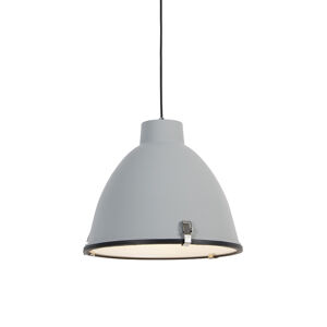 Sada 2 průmyslových závěsných lamp šedých 38 cm stmívatelných - Anteros