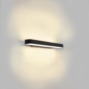 Moderní elegantní nástěnná lampa černá 67,5 cm vč. LED -Tubox
