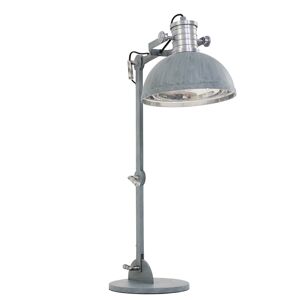 Průmyslová stolní lampa šedá - Daryl