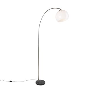 Moderní stojací lampa z oceli s kabelovým spínačem - Rian